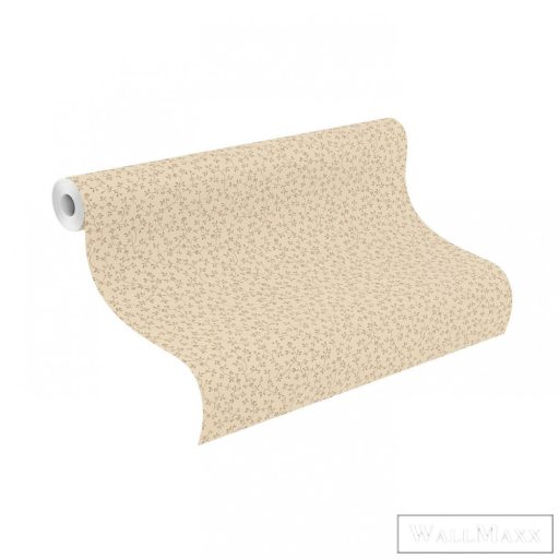 Rasch Sofia 710762 Grafikus arany,bézs levél mintás tapéta