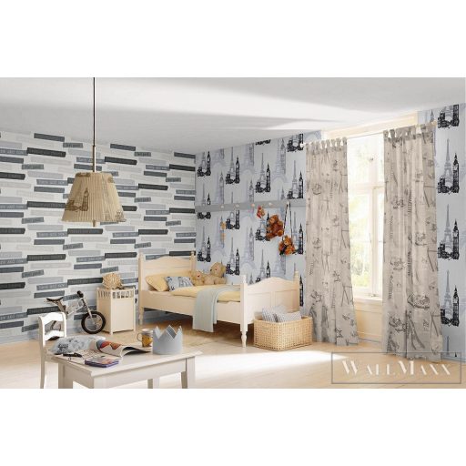 Eiffel torony mintás tapéta 734805