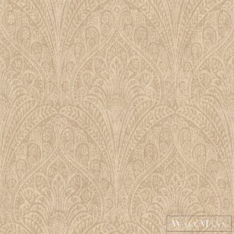   RASCH Indian Style 746327 bézs páva-tollas Elegáns tapéta
