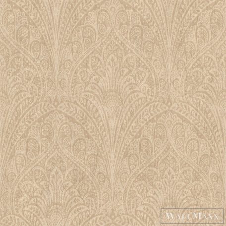 RASCH Indian Style 746327 bézs páva-tollas Elegáns tapéta