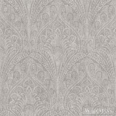   RASCH Indian Style 746334 ezüst páva-tollas Elegáns tapéta
