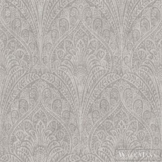   RASCH Indian Style 746334 ezüst páva-tollas Elegáns tapéta