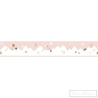 ICH Noa 7501-3 pink Léghajó mintás Gyerek vlies bordűr