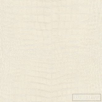   RASCH African Queen III 751321 fehér krokodil-bőr mintás Elegáns tapéta