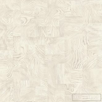   RASCH African Queen III 751628 fehér intarzia mintás Elegáns tapéta