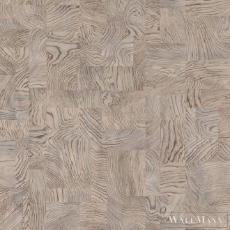   RASCH African Queen III 751635 bézs intarzia mintás Elegáns tapéta