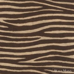 RASCH African Queen III 751741 barna zebra mintás Elegáns tapéta