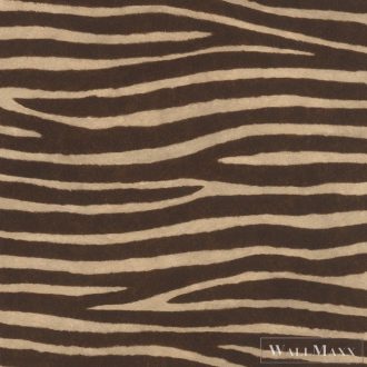   RASCH African Queen III 751741 barna zebra mintás Elegáns tapéta