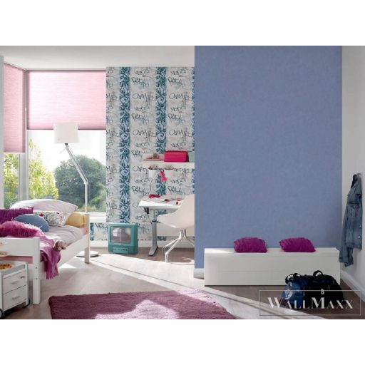 AS CREATION 7584-84 színes kék papírtapéta