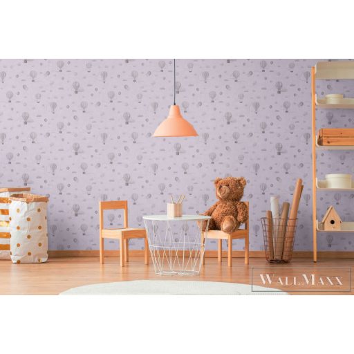 AS CREATION Lilly & Luis 77077-2 ezüstös Lufi Gyerek tapéta