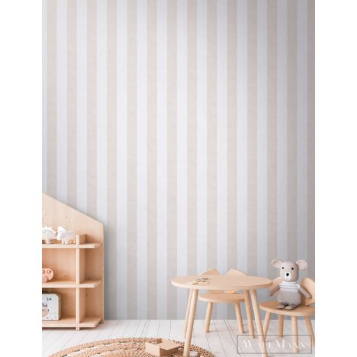 AS CREATION Lilly & Luis 77078-1 bézs Csíkos Klasszikus tapéta