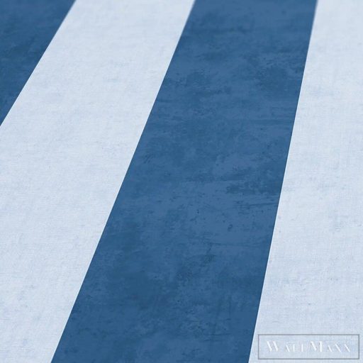 AS CREATION Lilly & Luis 77078-5 kék Csíkos Klasszikus tapéta