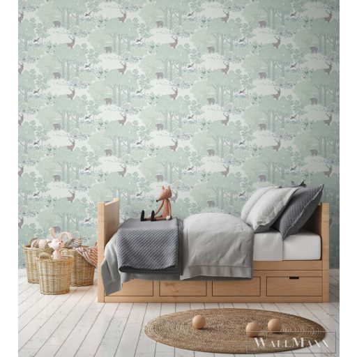 AS CREATION Lilly & Luis 77133-1 barna Dzsungel Gyerek tapéta