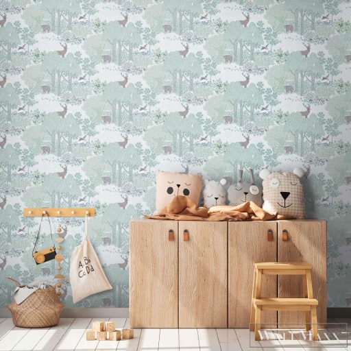 AS CREATION Lilly & Luis 77133-1 barna Dzsungel Gyerek tapéta