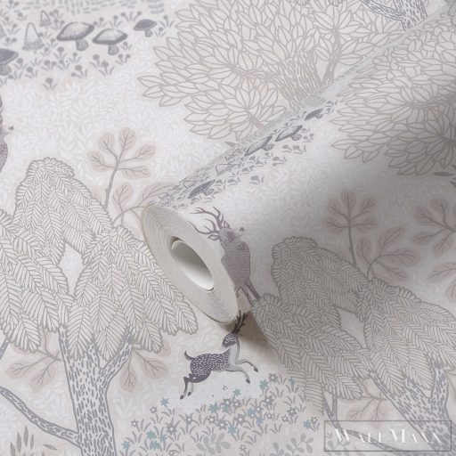 AS CREATION Lilly & Luis 77133-2 barna Dzsungel Gyerek tapéta