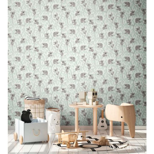 AS CREATION Lilly & Luis 77134-2 barna Koala Gyerek tapéta