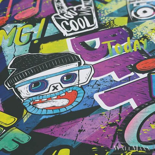 AS CREATION Lilly & Luis 77142-1 színes Cool Gyerek tapéta