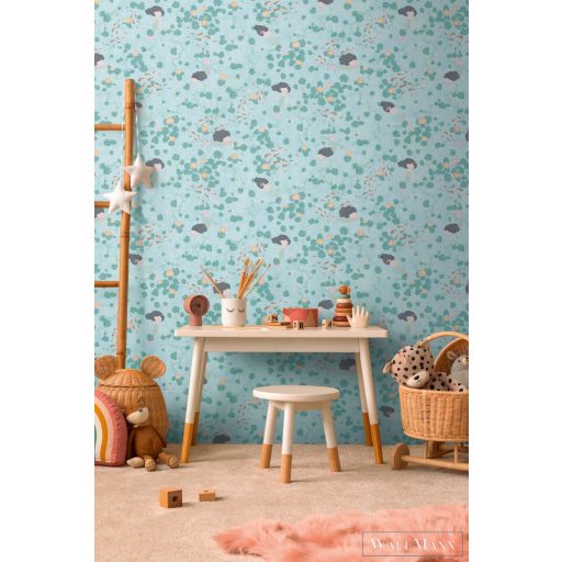 AS CREATION Lilly & Luis 77146-1 kék Sellő Gyerek tapéta