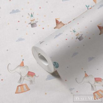   AS CREATION Lilly & Luis 77148-1 színes Cirkusz Gyerek tapéta