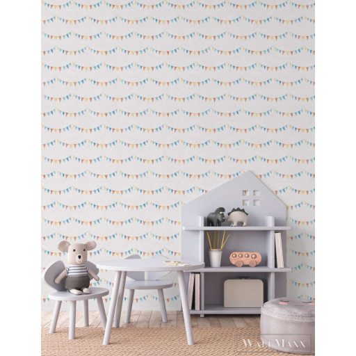 AS CREATION Lilly & Luis 77171-1 kék Party Gyerek tapéta