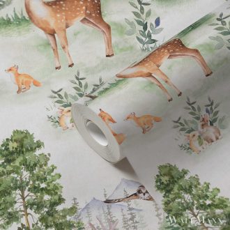   AS CREATION Lilly & Luis 77172-1 színes Bambi Gyerek tapéta