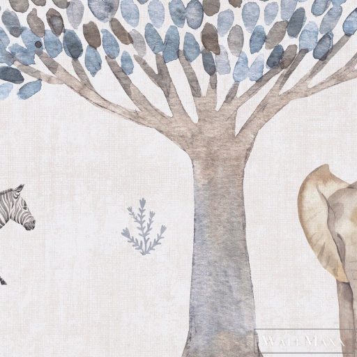 AS CREATION Lilly & Luis 77176-1 bézs Szavanna Gyerek tapéta