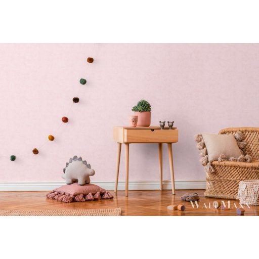 AS CREATION Lilly & Luis 77178-4 rózsaszín Uni Modern,Elegáns tapéta