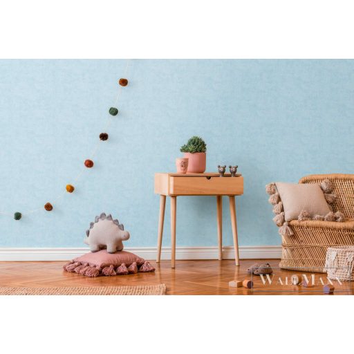 AS CREATION Lilly & Luis 77178-9 kék Uni Modern,Elegáns tapéta