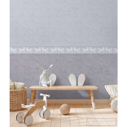 AS CREATION Lilly & Luis 77179-6 ezüstös Uni Modern,Elegáns tapéta