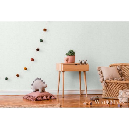 AS CREATION Lilly & Luis 77179-7 zöld Uni Modern,Elegáns tapéta