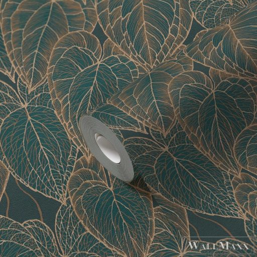 AS CREATION Daniel Hechter 7 78128-1 bézs levél klasszikus tapéta