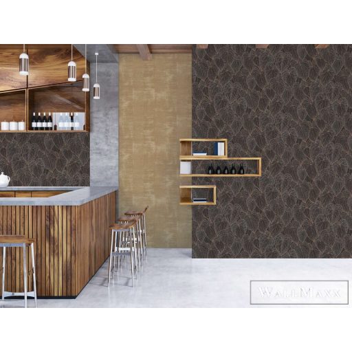 AS CREATION Daniel Hechter 7 78128-2 szürke levél klasszikus tapéta