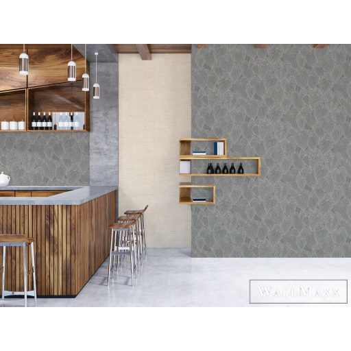 AS CREATION Daniel Hechter 7 78128-3 bézs levél klasszikus tapéta