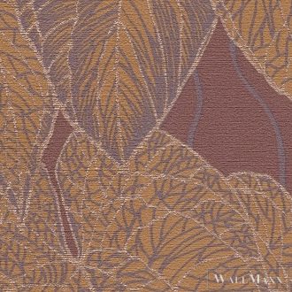   AS CREATION Daniel Hechter 7 78128-4 fémes levél klasszikus tapéta