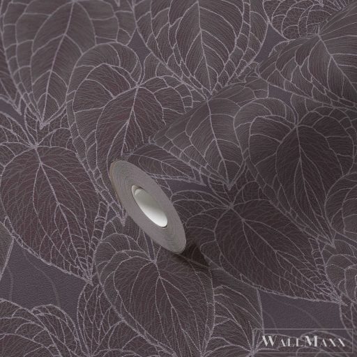 AS CREATION Daniel Hechter 7 78128-5 szürke levél klasszikus tapéta