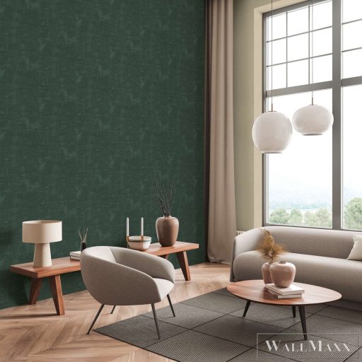 AS CREATION Daniel Hechter 7 78129-4 zöld strukturált klasszikus tapéta