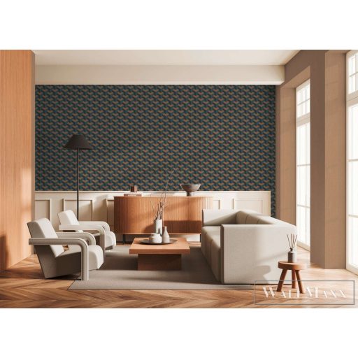 AS CREATION Daniel Hechter 7 78150-2 zöld térhatású klasszikus tapéta