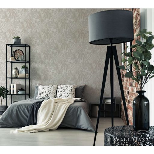 AS CREATION Daniel Hechter 7 78151-4 szürke levél klasszikus tapéta