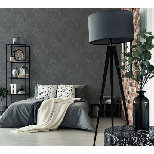 AS CREATION Daniel Hechter 7 78151-5 szürke levél klasszikus tapéta