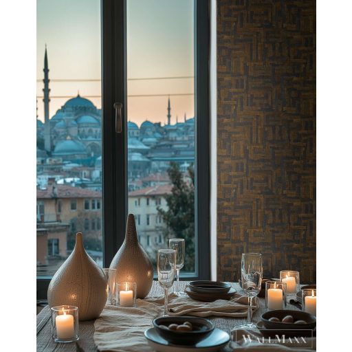 AS CREATION Hot Spots 78204-4 barna Népművészet Klasszikus tapéta