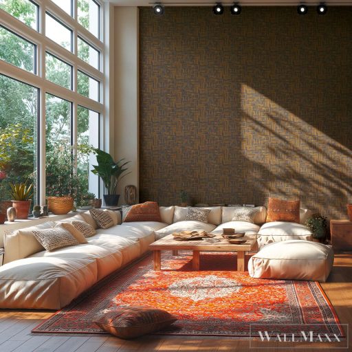 AS CREATION Hot Spots 78204-4 barna Népművészet Klasszikus tapéta