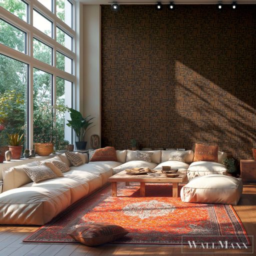 AS CREATION Hot Spots 78204-6 barna Népművészet Klasszikus tapéta