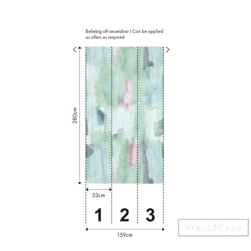 AS CREATION Anna dAndrea 78207-1 kék absztrakt klasszikus digitális panel