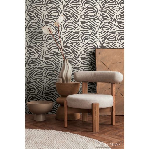 AS CREATION Anna dAndrea 78217-1 barna zebra modern,elegáns tapéta