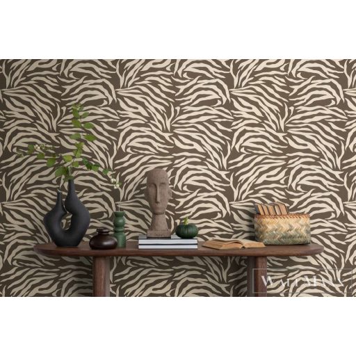 AS CREATION Anna dAndrea 78217-2 barna zebra modern,elegáns tapéta