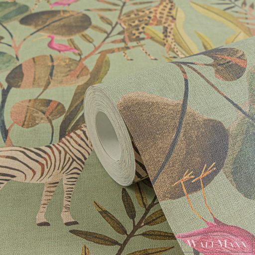 AS CREATION Anna dAndrea 78218-1 kék zsiráf modern,elegáns tapéta