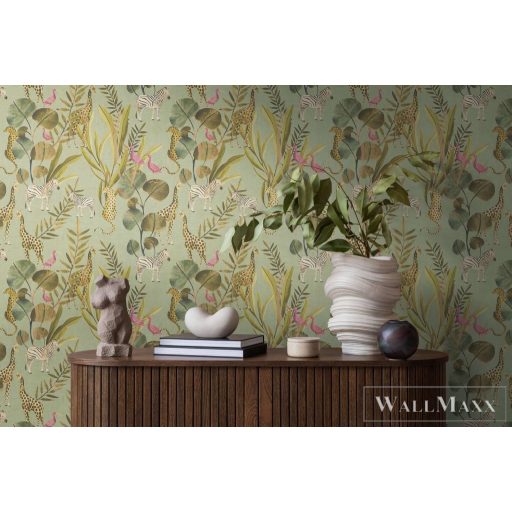 AS CREATION Anna dAndrea 78218-1 kék zsiráf modern,elegáns tapéta