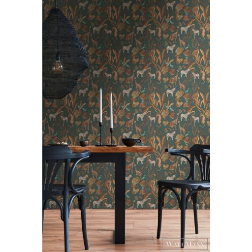 AS CREATION Anna dAndrea 78218-2 barna zsiráf modern,elegáns tapéta