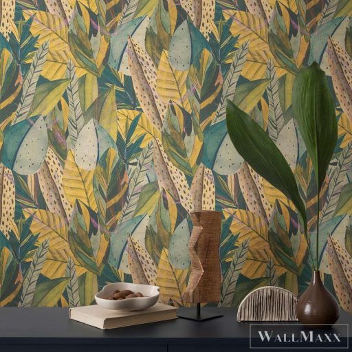 AS CREATION Anna dAndrea 78220-1 sokszínű leveles modern,elegáns tapéta