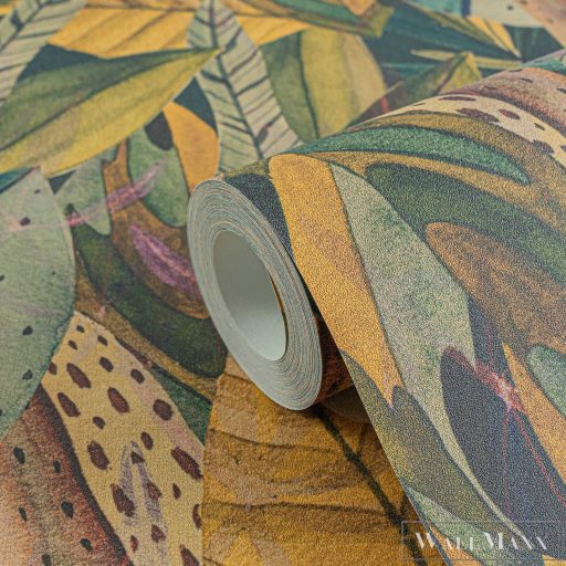 AS CREATION Anna dAndrea 78220-1 sokszínű leveles modern,elegáns tapéta